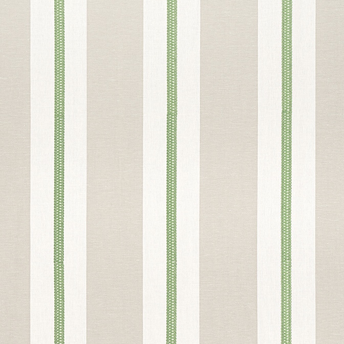 Anna French Alden Stripe Embroidery in Kelly